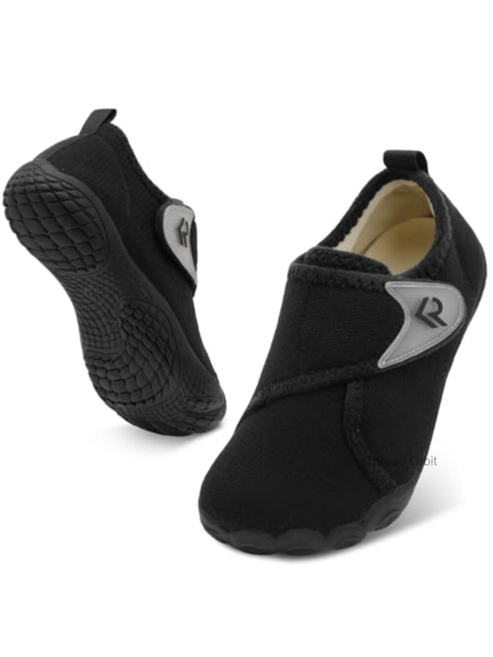 Men's Wide Diabetic Slippers Adjustable Cotton Faux Fur Lining